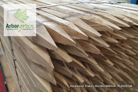 Pointed Hardwood Stakes 50x50x2400 Each