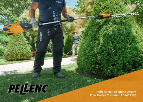 Pellenc Helion Alpha 240cm Pole Hedge Trimmer - DEMO