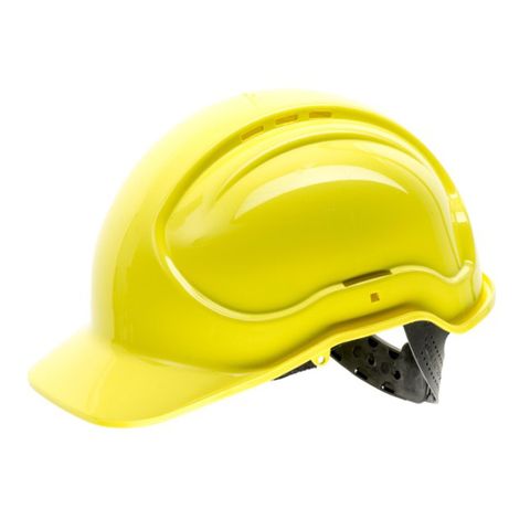 Honeywell Hard Hat Vented. Fluro Yellow