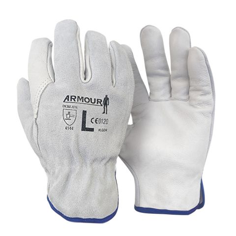 Riggers Gloves - Grain Palm/Split Back. XL