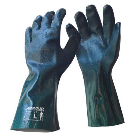 PVC Gauntlet Gloves - Chemical Resistant