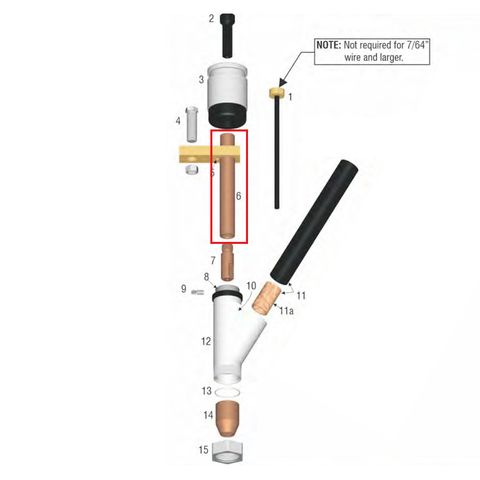 Subarc K231 Nozzle Body