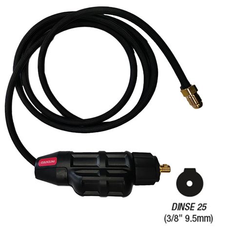 CK Dinse Gas -Thru Connector. 9.5mm