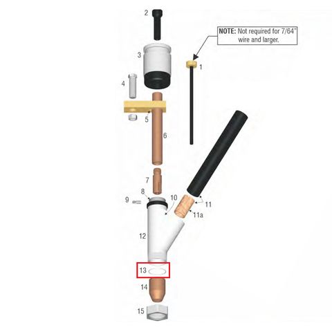 Subarc K231 Locking ferrule