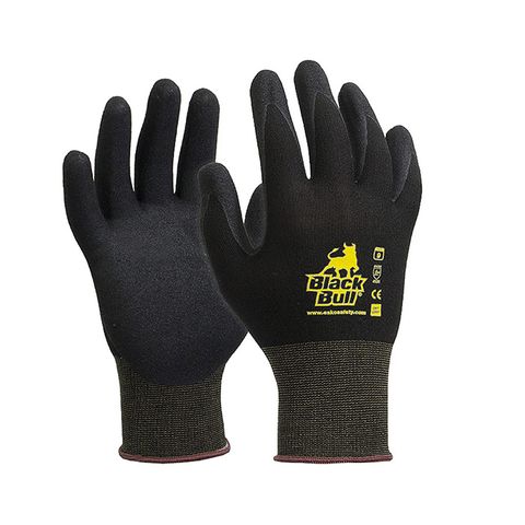 Black Bull Nitrile Gloves. 2XL