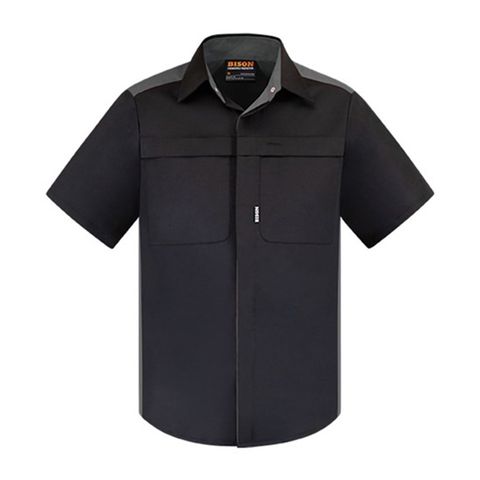 Bison Polycotton Contrast Shirt. Size 3XL