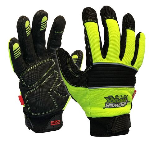 Esko Powermaxx Hi-Vis Mechanics Gloves