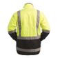 Bison Stamina Jacket ZIP-OFF Sleeves. Day- Night.  Size 3XL. Yellow/Navy