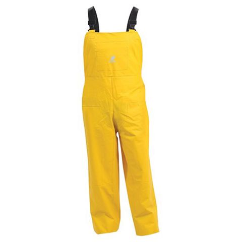 Bison Bibtrousers. Premium PVC.  Size L. Yellow