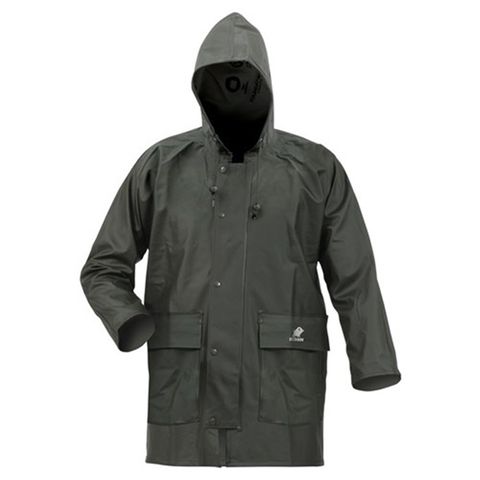 Bison Parka. Premium PVC.  Size XL. Green