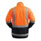 Bison Stamina Jacket ZIP-OFF Sleeves. Day- Night.  Size 3XL. Orange/ Navy