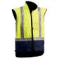 Bison Vest Stamina V17. Day- Night.  Size XS. Yellow/Navy