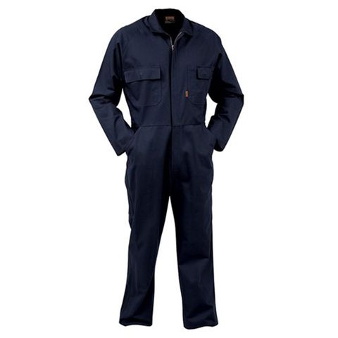 Bison Overall Workzone Cotton.  Size 92R (8). Navy