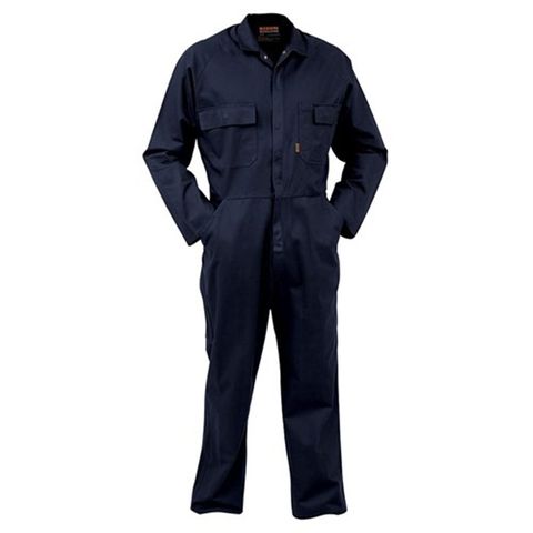 Bison Overall Workzone Cotton. Navy. Dome