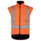 Bison Vest Stamina X-Back. TTMC-W17. Orange.  Size L