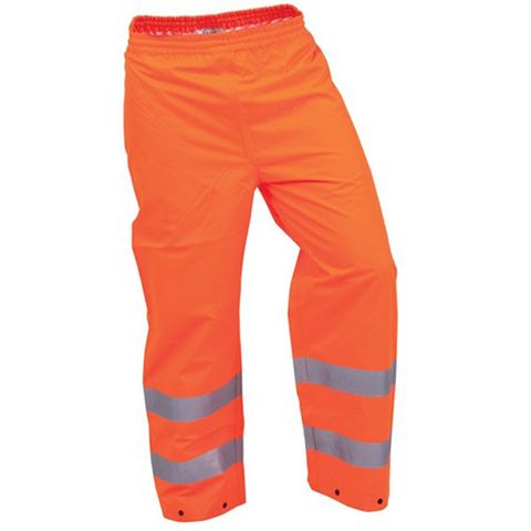 Bison Stamina Overtrousers.  Size XS. Orange