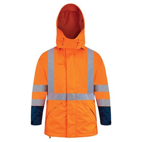 Bison Extreme Women's Jacket. TTMC-17. Orange/ Navy.  Size 20