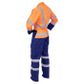 Bison Overall Workzone Day/Night. PolyCotton.  Size 76R (4). Blue/Orange