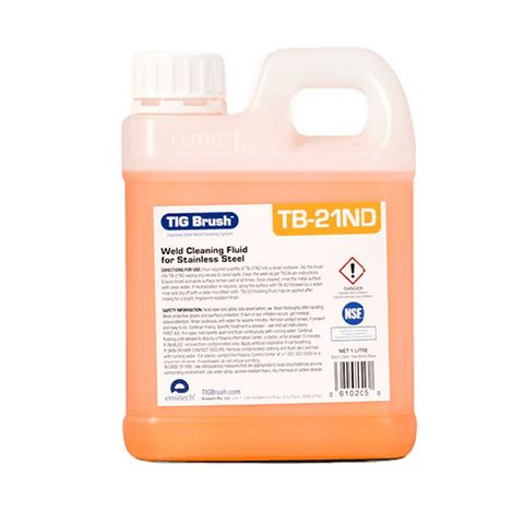 TIG Brush TB-21. Multi-Purpose Weld Cleaning Fluid