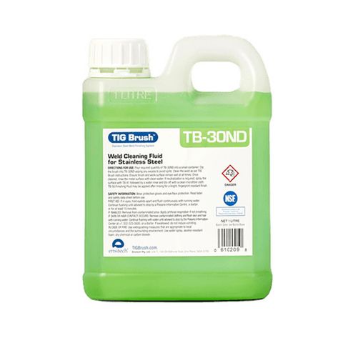 TIG Brush TB-30. Biodegradable Weld Cleaning Fluid