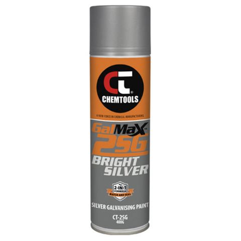 Chemtools Silver Galvanising Paint. 2-in-1