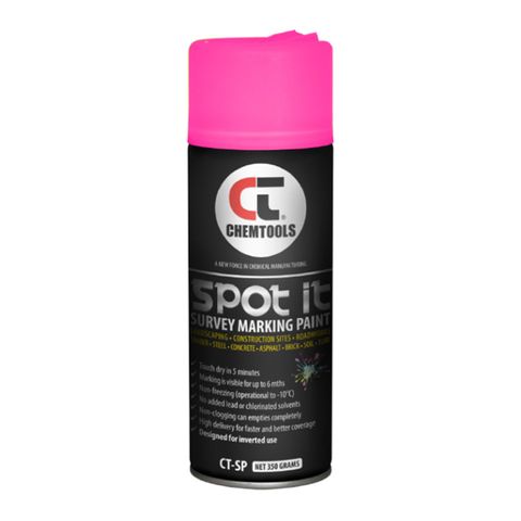 Chemtools Spot It Marking Paint Spray. Fluro Pink