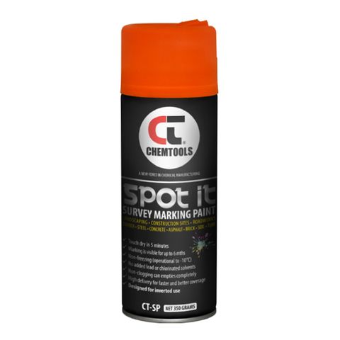 Chemtools Spot It Marking Paint Spray. Fluro Orange