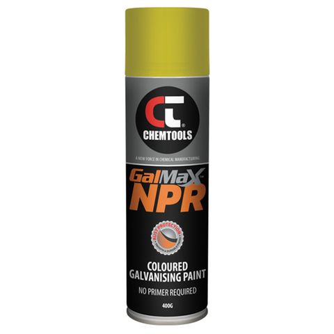 Chemtools Coloured Galvanising Paint. Yellow