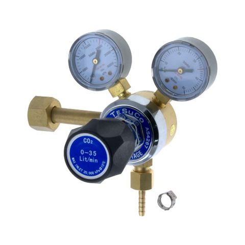 Tesuco CO2 Regulator - Side Entry