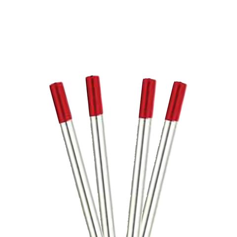 Tungsten Thoriated (Red). 2.4mm  Long