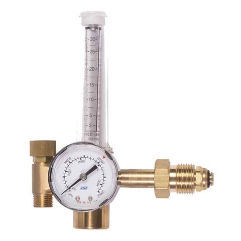 Cigweld Argon Regulator Flowmeters - Side Entry