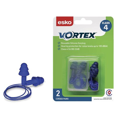 Vortex Reusable Corded Earplugs