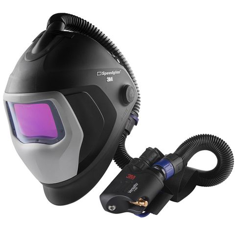 3M Speedglas Welding Helmet 9100XXi Air. Auto-Darkening. V-500E Respirator