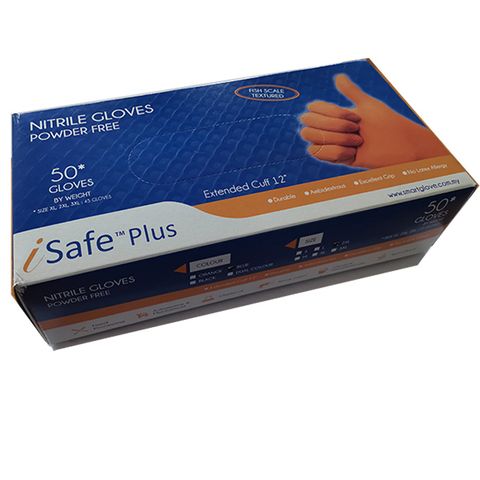 Nitrile Gloves. Fish Scale textured