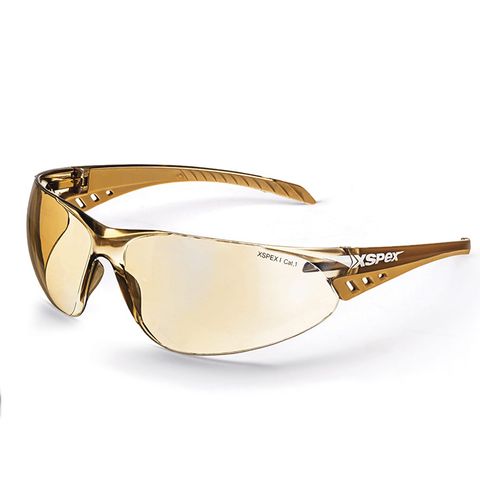 XSpex Safety Glasses. Bronze Mirror