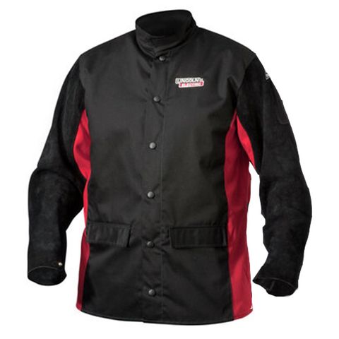 Lincoln Shadow Split Leather Welding Jacket. Large