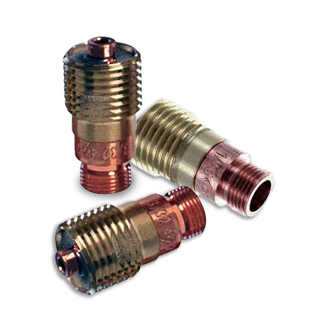 Gas Lens Collet Body - Stubby for 17/ 18/ 26 - ARC Welding Supplies