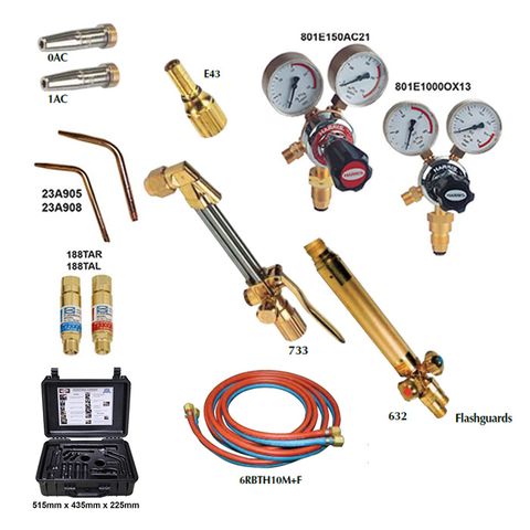 Harris Acetylene Classic Kit. 801 Regulators