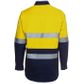 JBs Wear Shirt. Cotton . Hi-Vis Day-Night. Size 2XL. Yellow/Navy