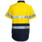 JBs Wear Shirt S/S. Cotton. Day-Night. Size 4XL. Yellow/Navy