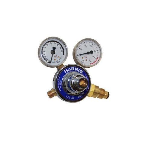 Harris Argon/Co2 Regulator 825 - Side Inlet (Safe T Lock)