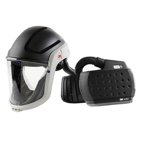 Speedglas M-307 Face Shield & Safety Helmet. ADFLO Respirator HD