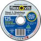 Flexovit Fast Cutting. Steel & Stainless.  Iron free