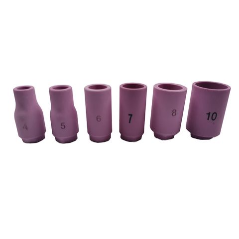 TIG Welding Alumina Gas Lens Ceramic Cup Nozzle WP17 WP18 WP26 4 5 6 7 8 I2908230218