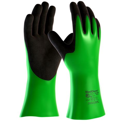 MaxiChem Chemical Resistant Gloves. 2XL