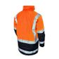 Safe-T-Tec Waterproof Jacket Day/Night. Size L. Orange/Navy