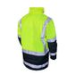 Safe-T-Tec Waterproof Jacket Day/Night. Size 2XL. Yellow/Navy