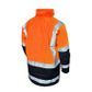 Safe-T-Tec Waterproof Jacket Day/Night. Size 6XL. Orange/Navy