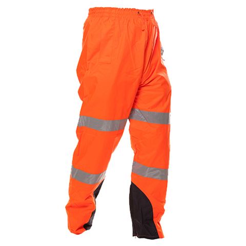 Safe-T-Tec Waterproof Trousers. Size L. Orange