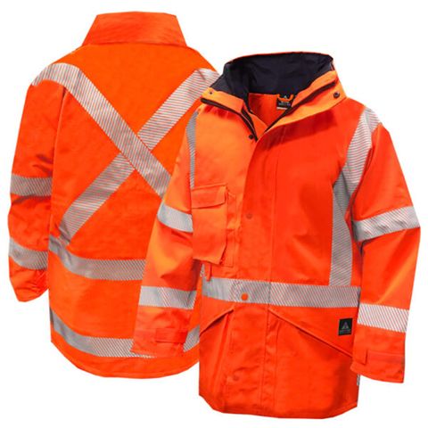 Safe-T-Tec Torrential Rainwear Jacket TTMC. Size 2XL